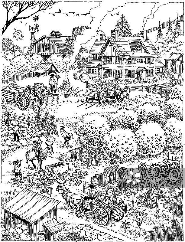 一对夫妇站在房子旁边图片素材