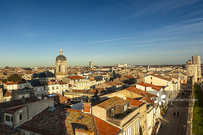 法国拉罗谢尔老城区图片素材