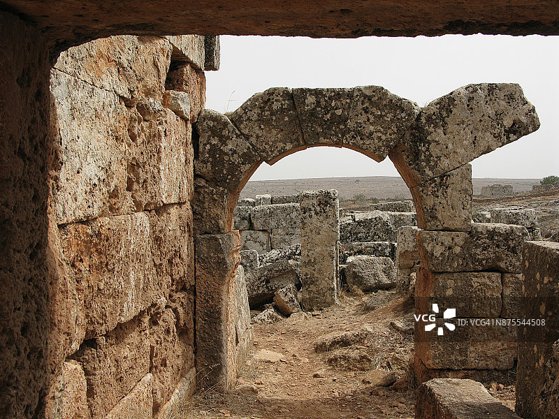 塞尔吉拉教堂遗址，叙利亚的死亡之城图片素材