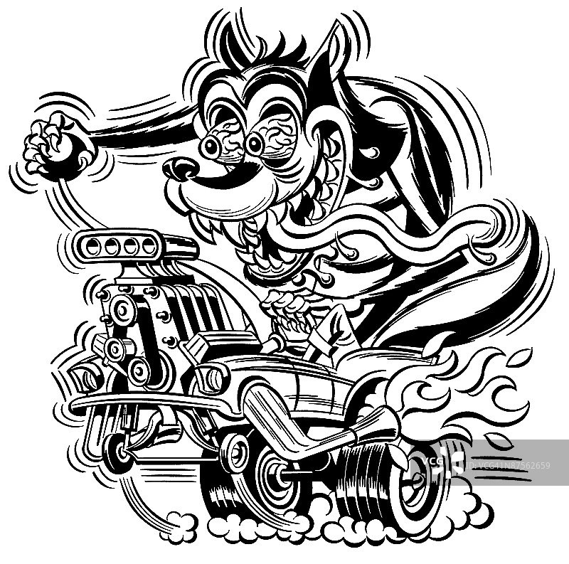 骑摩托车的人图片素材