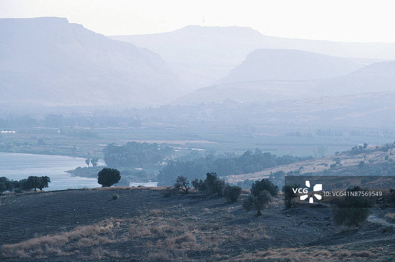 以色列太巴列湖图片素材