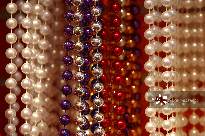 彩色塑料珍珠图片素材