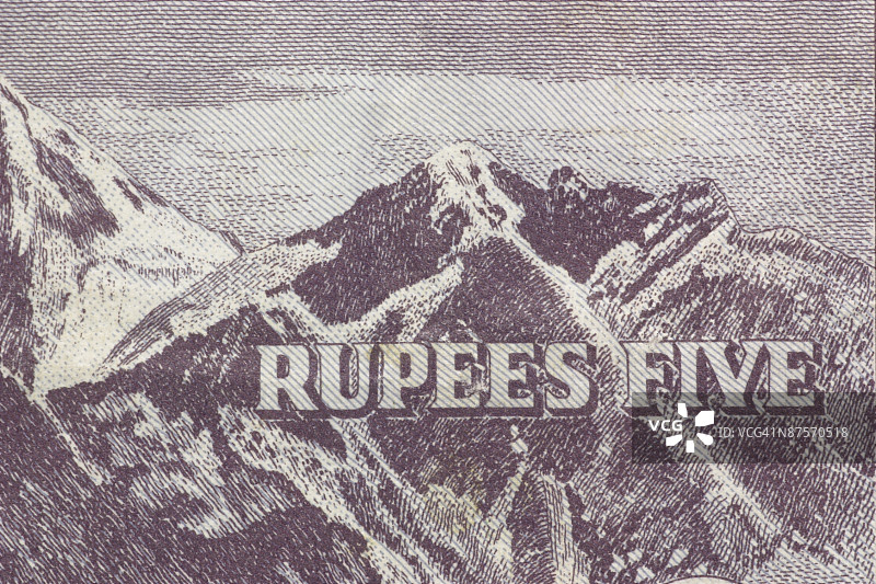 尼泊尔货币图片素材