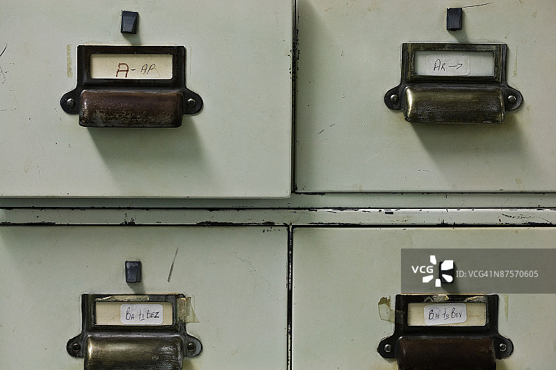 卡片目录抽屉图片素材