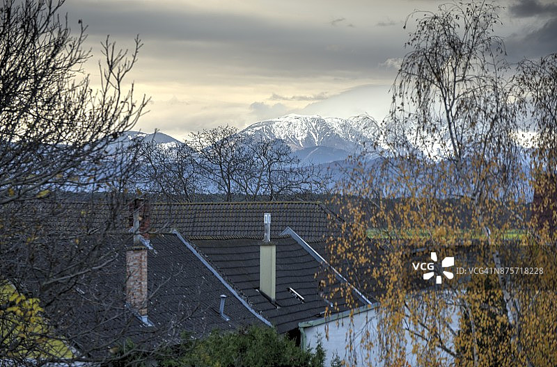 阿尔卑斯山脉的施尼贝格图片素材