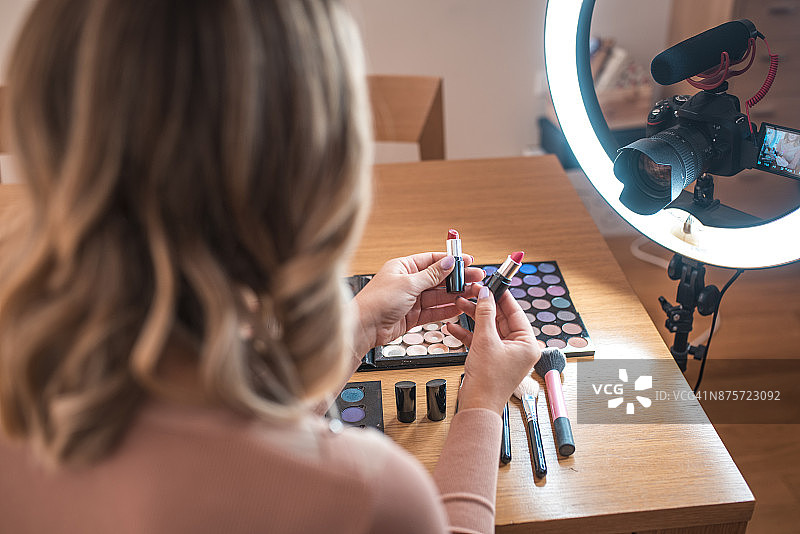 美妆Vlog图片素材