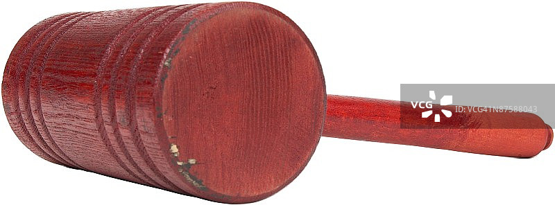 白色背景上的金属容器特写镜头图片素材