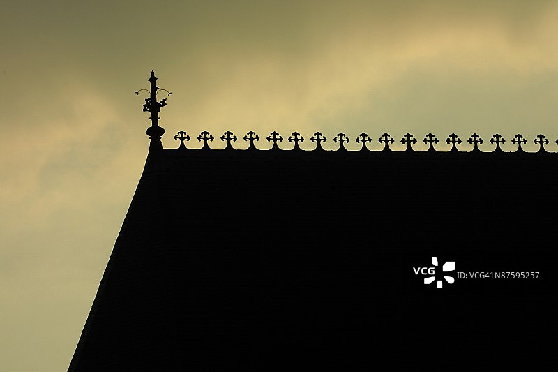 法国的华丽屋顶图片素材