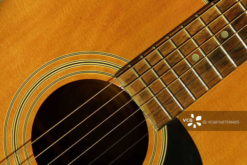 吉他的特写镜头图片素材