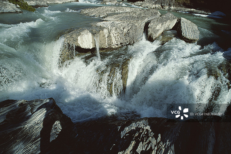 加拿大不列颠哥伦比亚省的踢马河图片素材