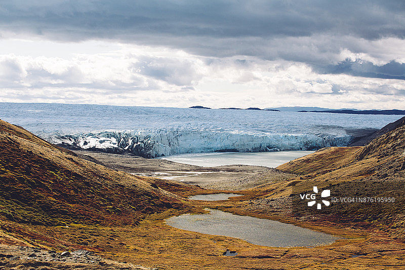 坎格尔路斯苏克的罗素冰川图片素材