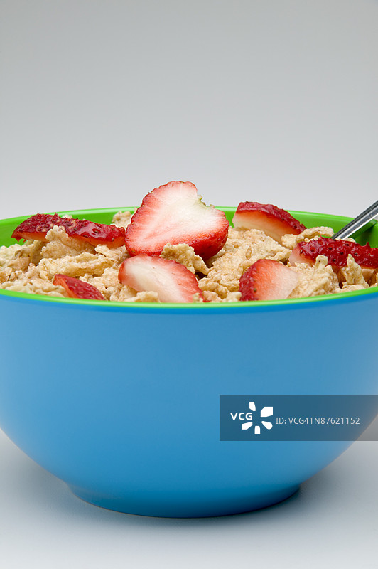 一碗麦片图片素材