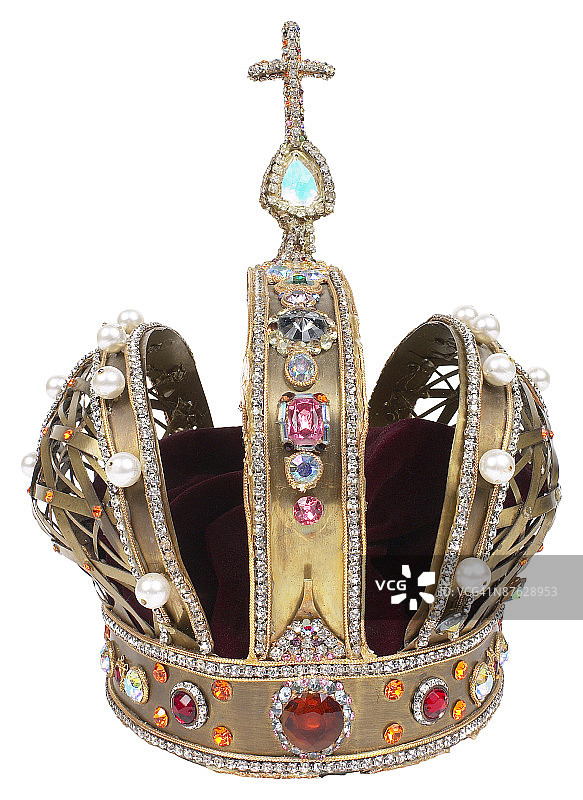 白色背景下的珠宝特写镜头图片素材