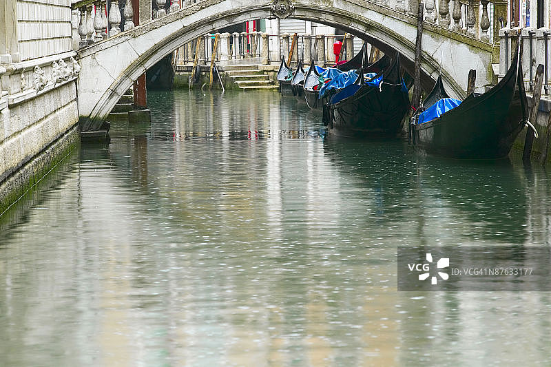 威尼斯水上贡多拉图片素材