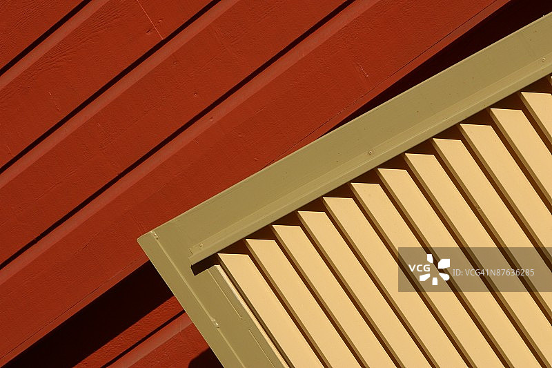 彩绘百叶窗图片素材