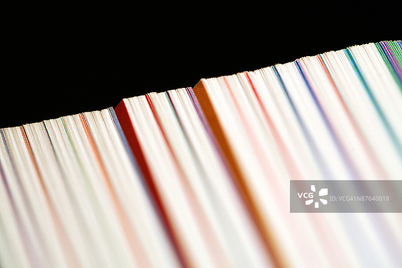 一排手册图片素材