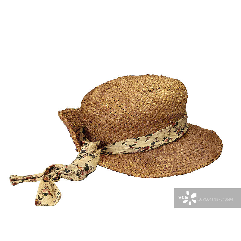 稻草帽子图片素材