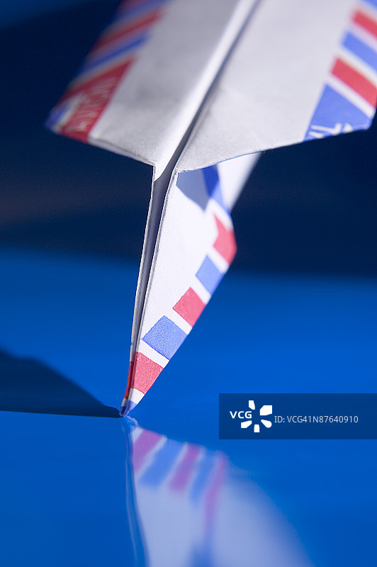 纸飞机特写图片素材