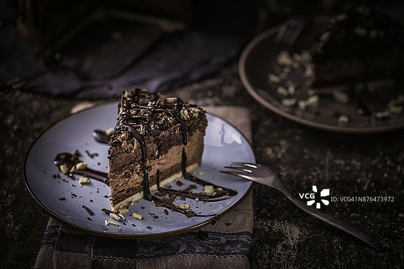 美味巧克力蛋糕图片素材