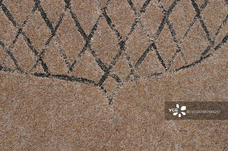 带有褪色线条的石头表面图片素材