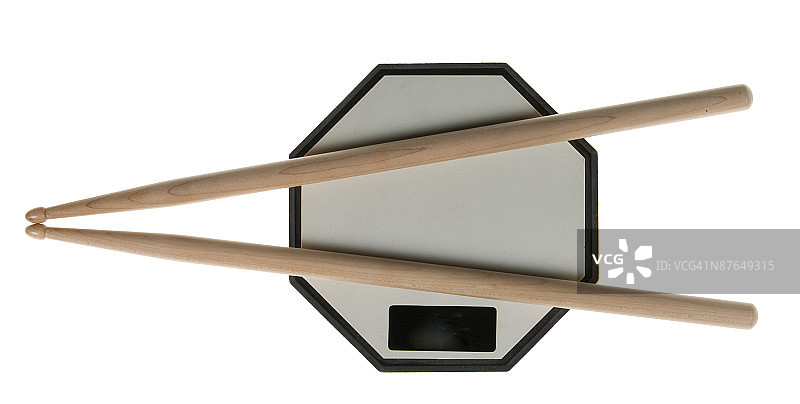 八角鼓，带鼓槌图片素材