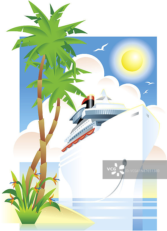 美丽的海滩图片素材