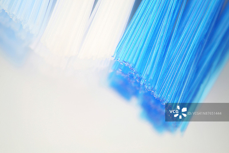 牙刷刷毛特写图片素材