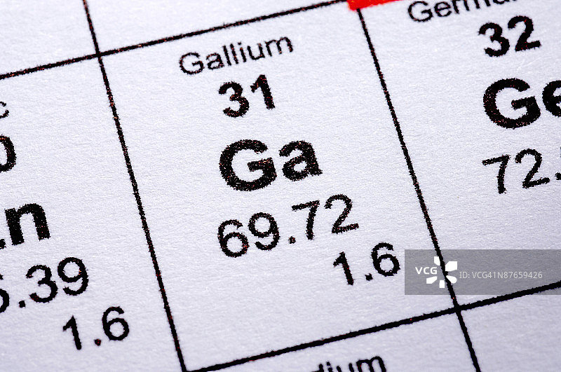 镓分子式图片素材