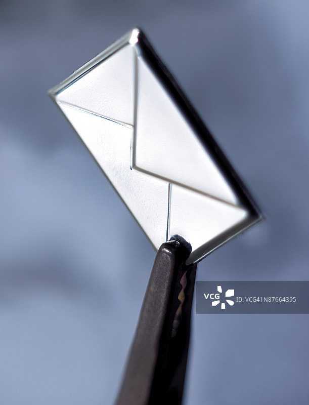 微型信件特写图片素材