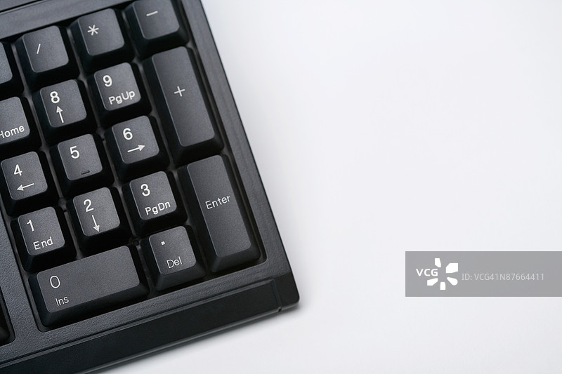 裁剪的电脑键盘工作室照片图片素材