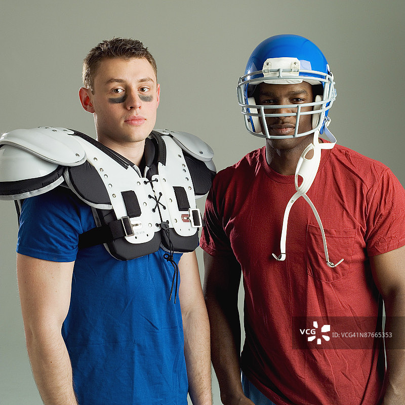 穿着足球装备的男人们图片素材