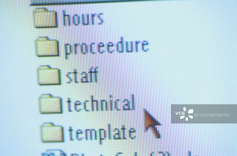 包含拼写错误单词的文件列表图片素材