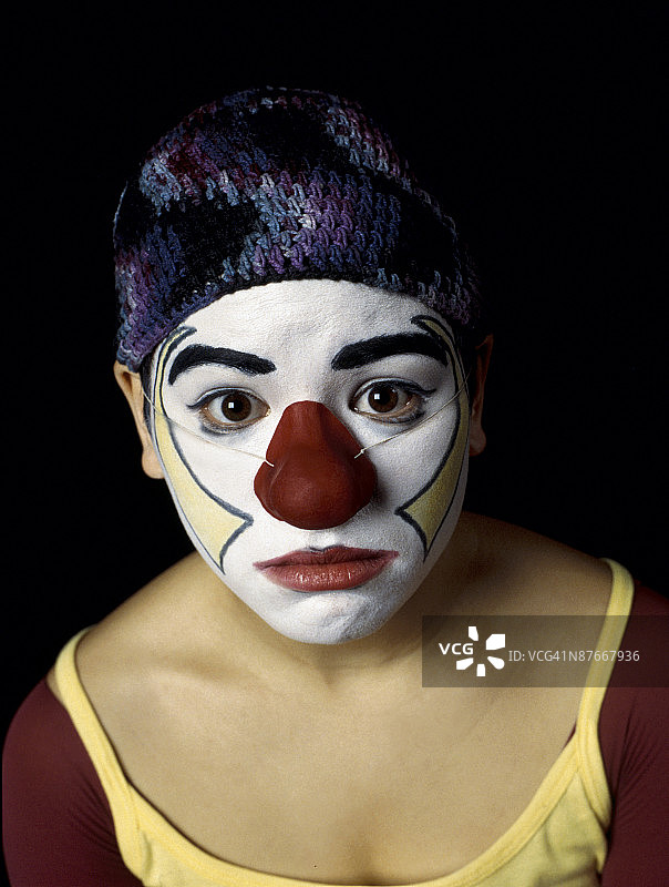 小丑肖像图片素材