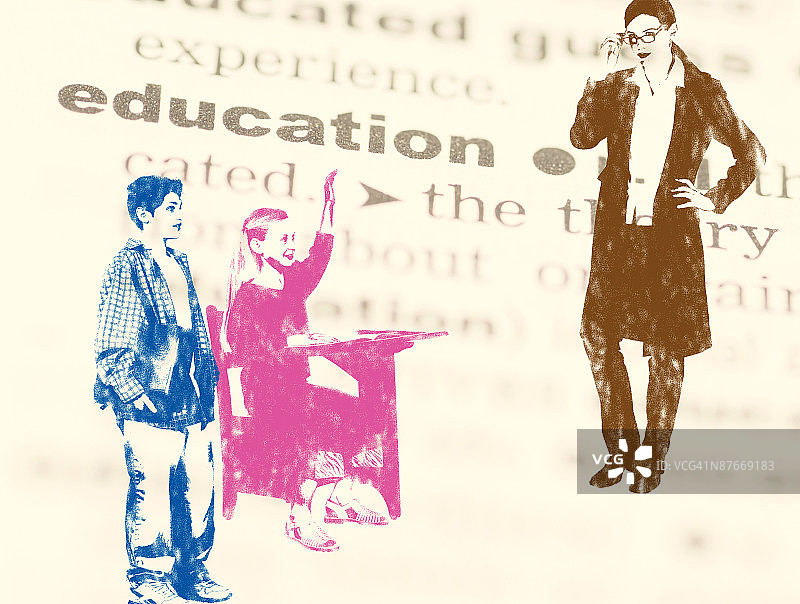 老师和学生们图片素材