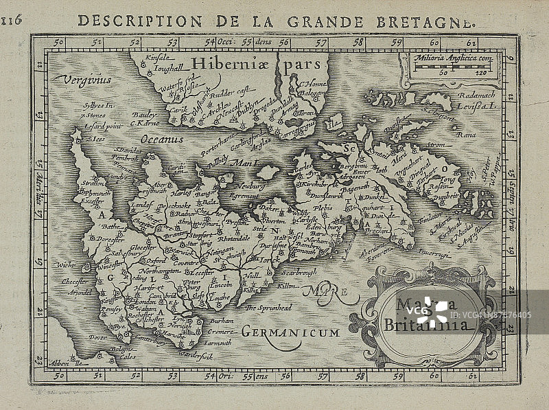 英格兰地图图片素材