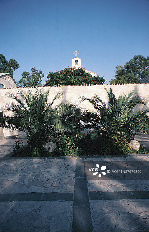 五饼二鱼堂庭院图片素材