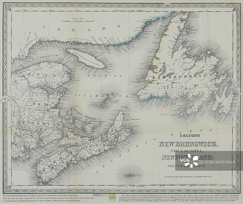 加拿大省份地图图片素材