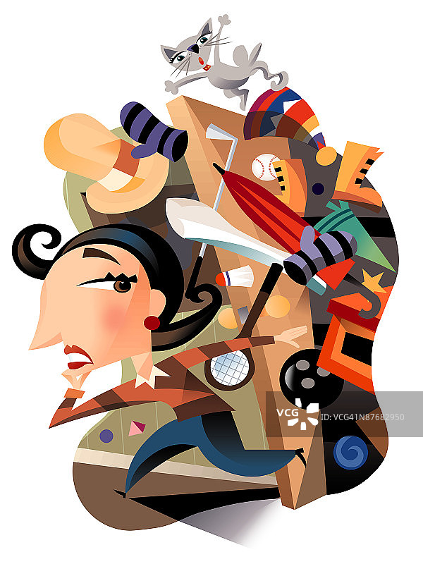 一个年轻的男人和一个年轻的女人图片素材