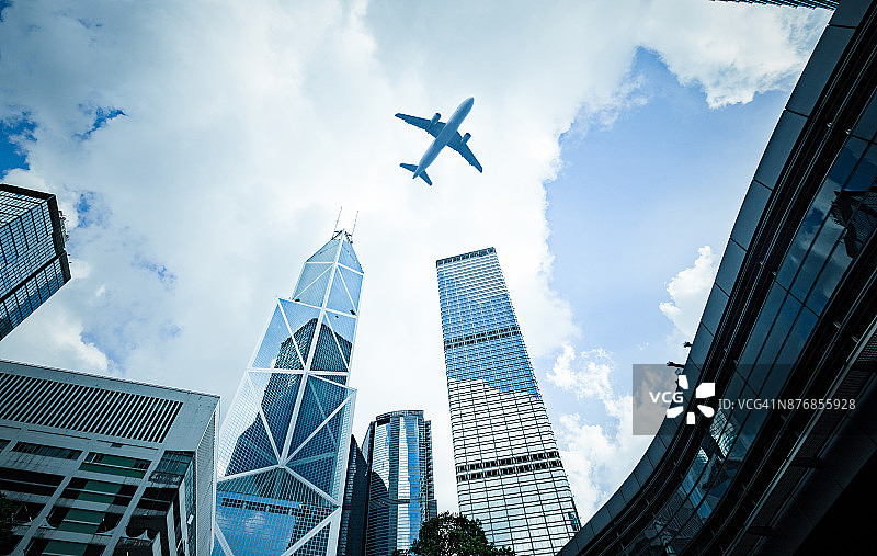 中国香港中环的现代建筑图片素材