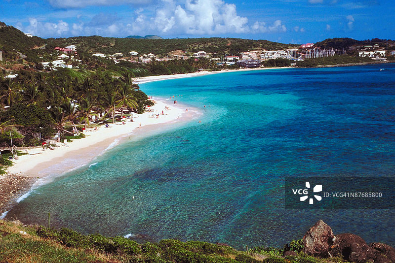 圣马丁的海岸线图片素材