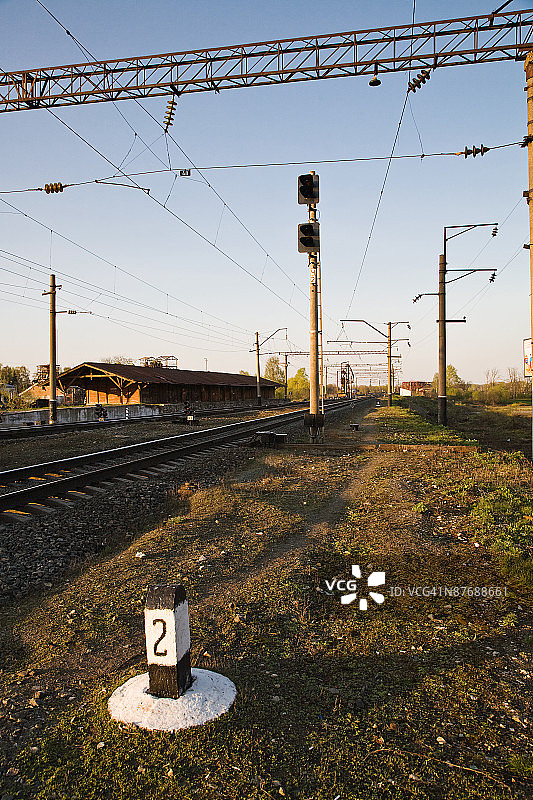 俄罗斯苏兹达尔火车站图片素材