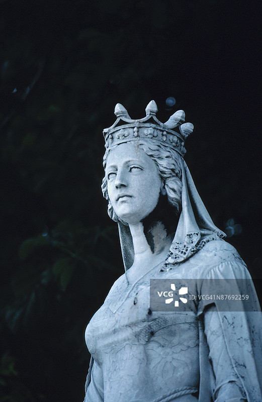 巴黎，法国的女王雕像图片素材