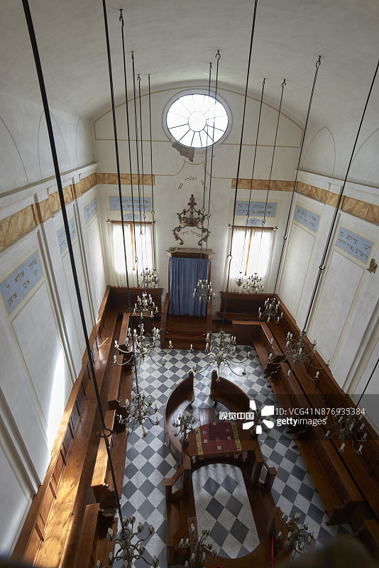 犹太博物馆和犹太教堂图片素材