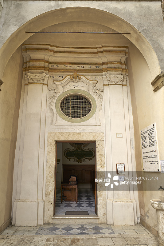 犹太博物馆和犹太教堂图片素材