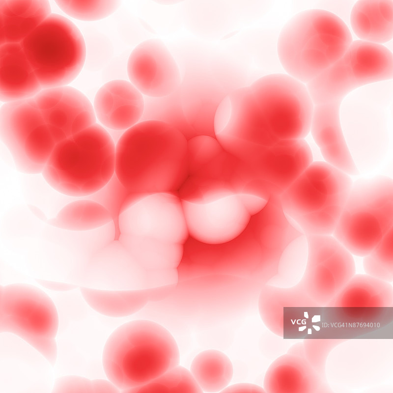 红白细胞簇放大图图片素材