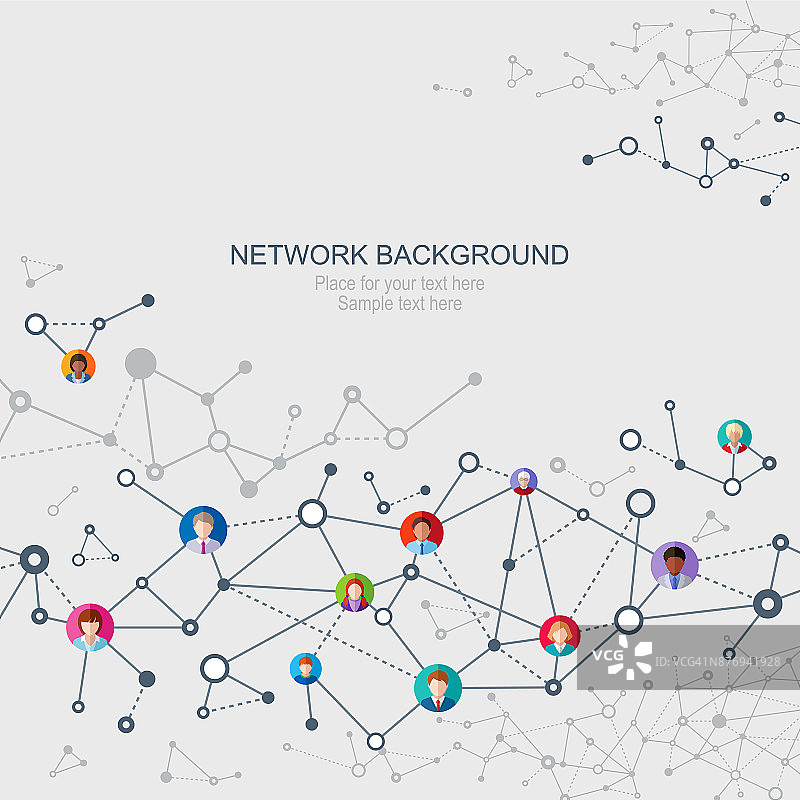 抽象网络背景图片素材