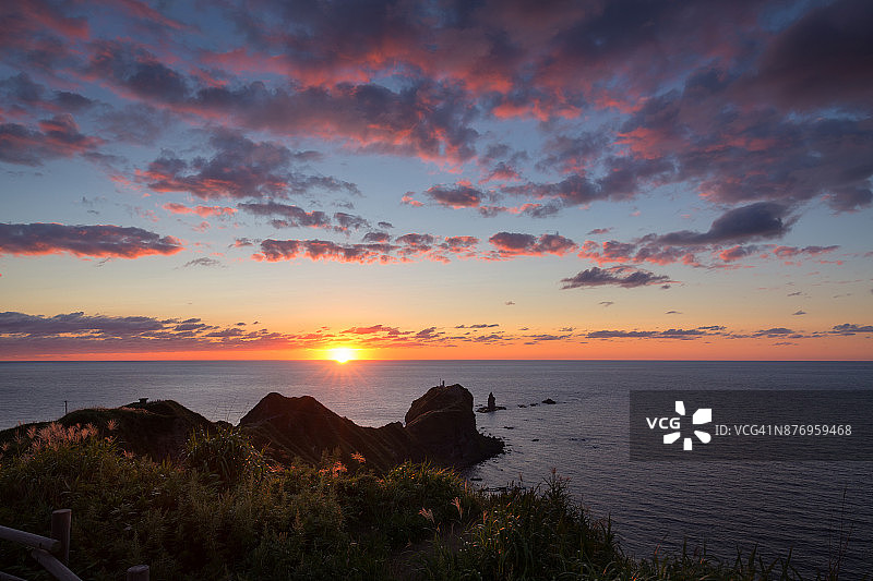 夏季神威岬图片素材