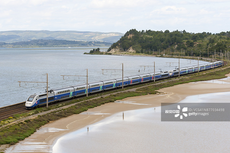 TGV双层Port-la-Nouvelle图片素材