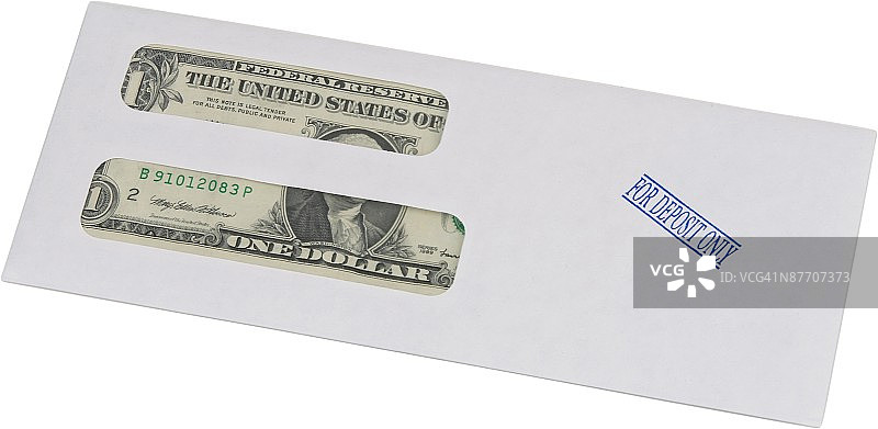 信封里的钱币图片素材