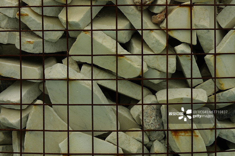 特写：抛石笼图片素材